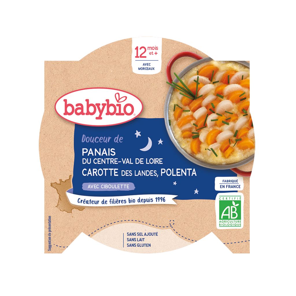 Babybio Pastinák, mrkev a polenta 230 g