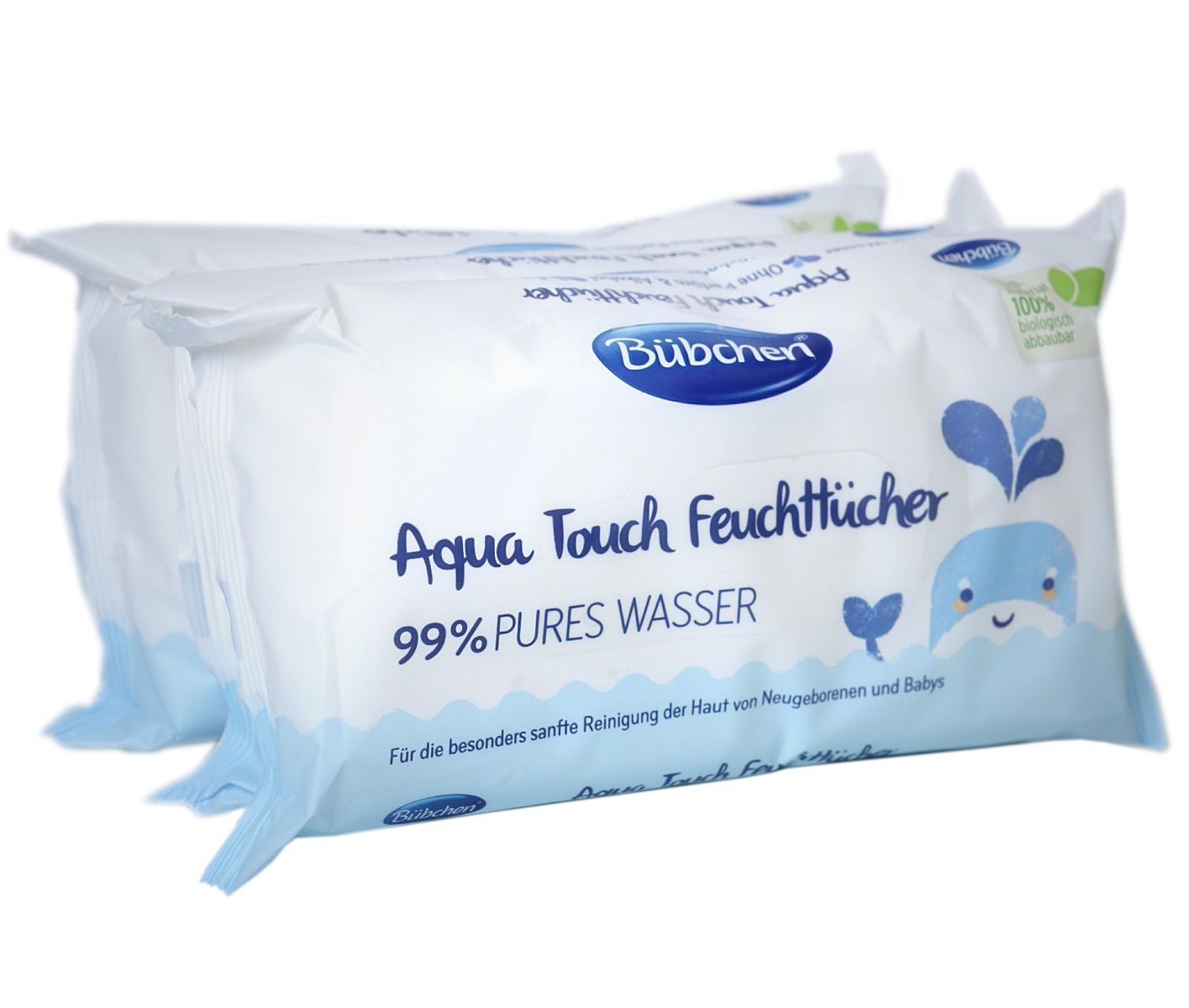 Bübchen Aqua Touch vlhké ubrousky 3x48 ks