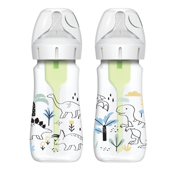 Dr.Browns Kojenecká láhev Anti-colic Options+ Dino 270 ml 2 ks