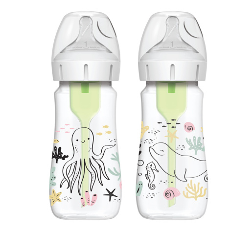 Dr.Browns Kojenecká láhev Anti-Colic Options+ Oceán 270 ml 2 ks