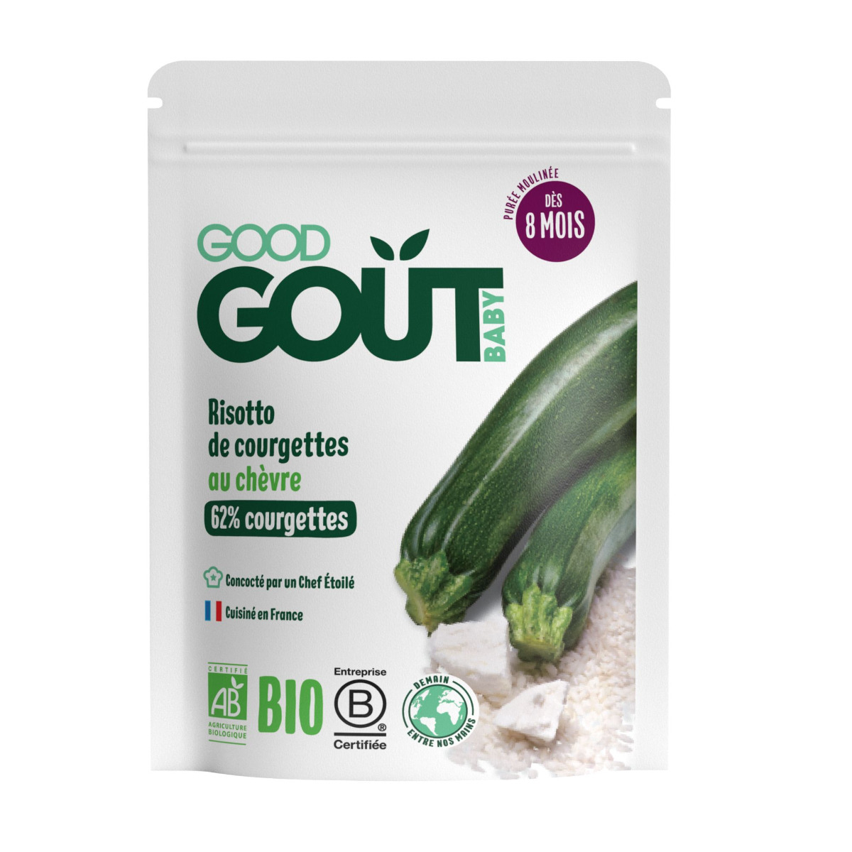 Good Gout BIO Cuketové rizoto s kozím sýrem 8m+ 190 g