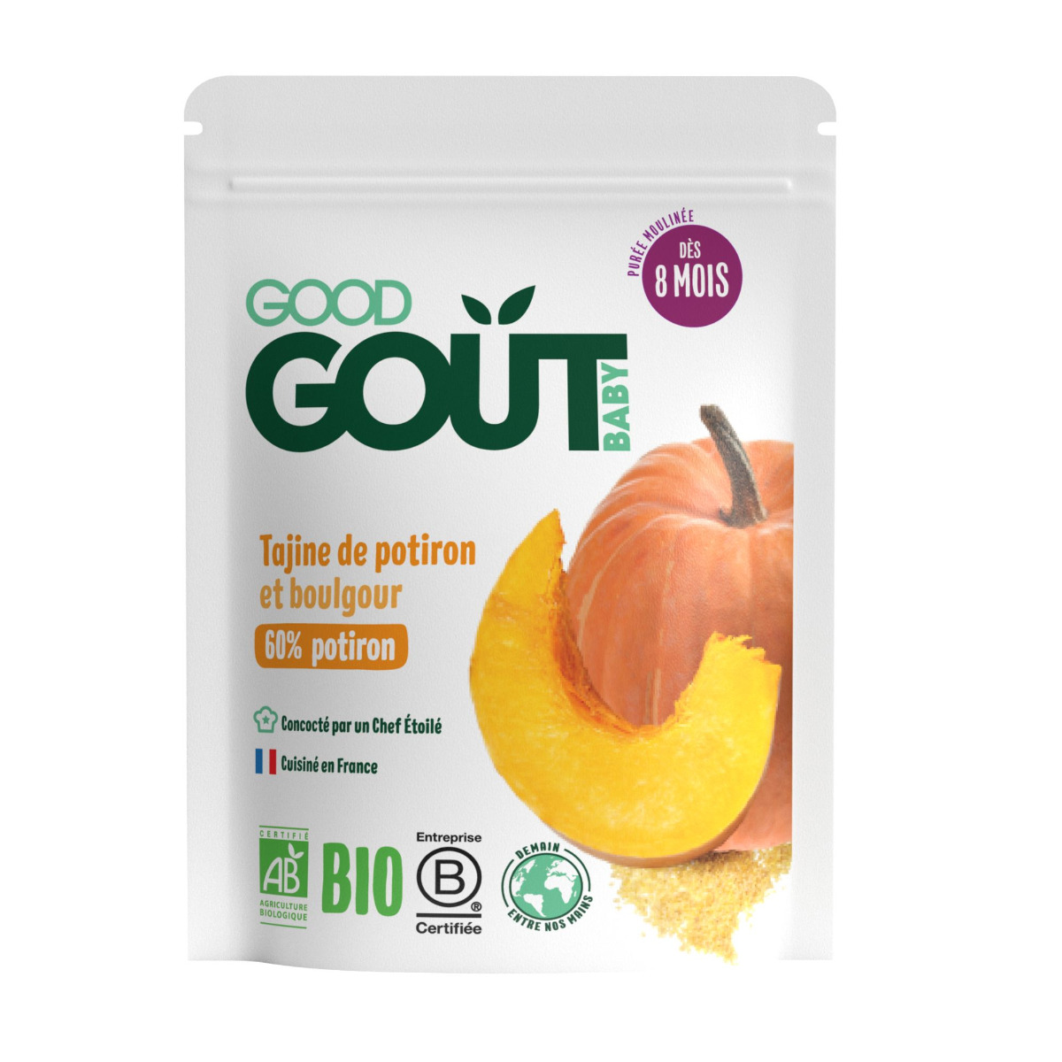 Good Gout BIO Dýňové tažíne s bulgurem 8m+ 190 g