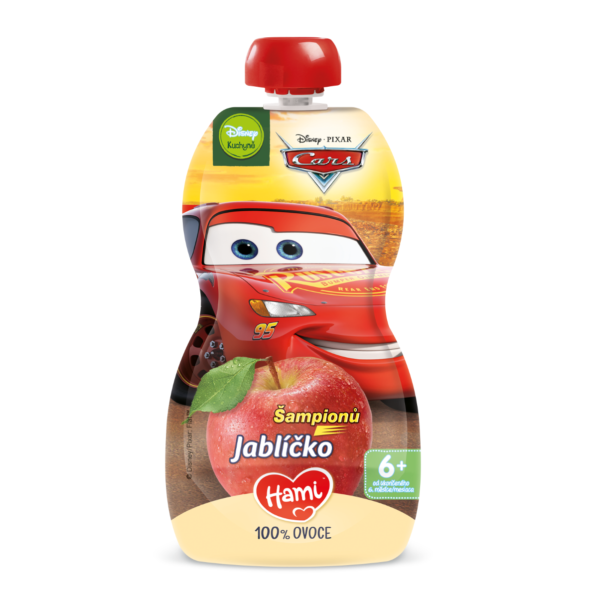 Hami Disney Cars jablíčko kapsička 110 g