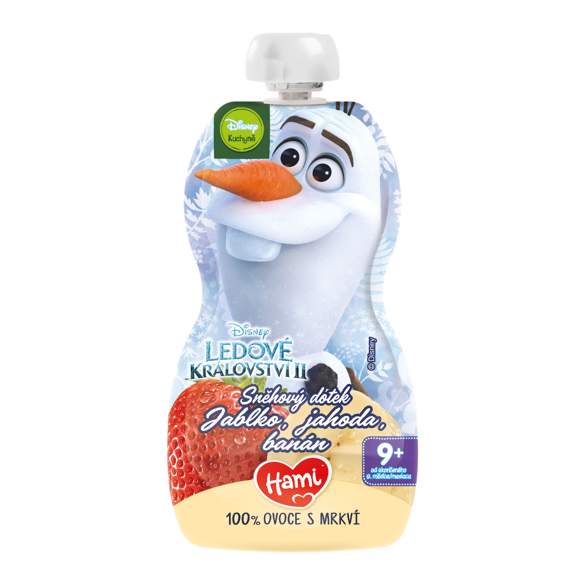 Hami Disney Frozen Olaf jahoda kapsička 110 g