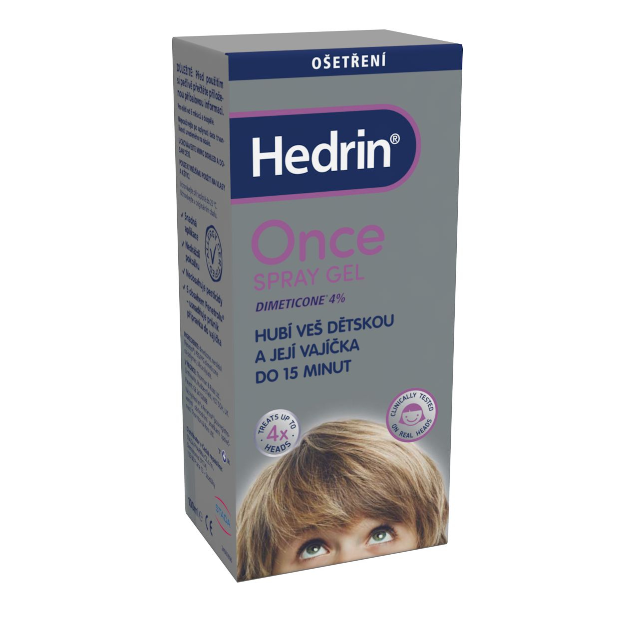 Hedrin Once Spray Gel 100 ml