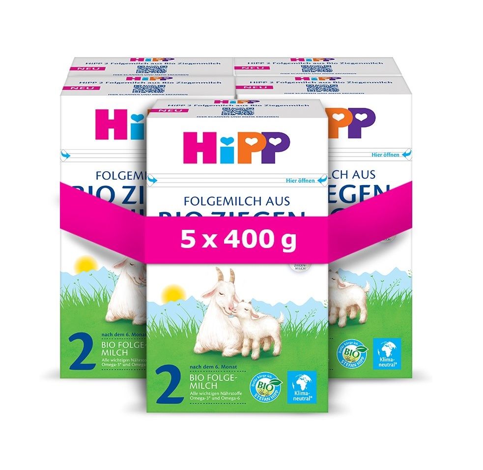 Hipp 2 BIO Kozí mléko 5x400 g