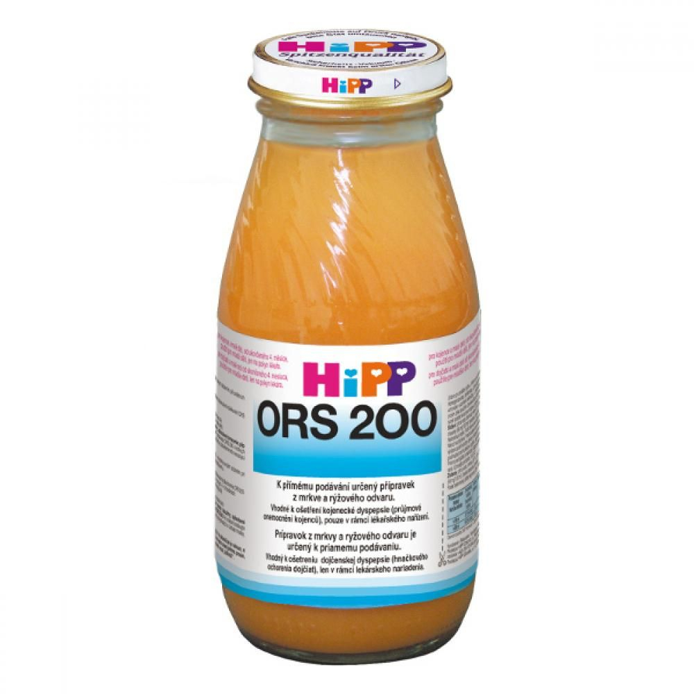 Hipp ORS 200 mrkvovo-rýžový odvar při průjmu 200 ml