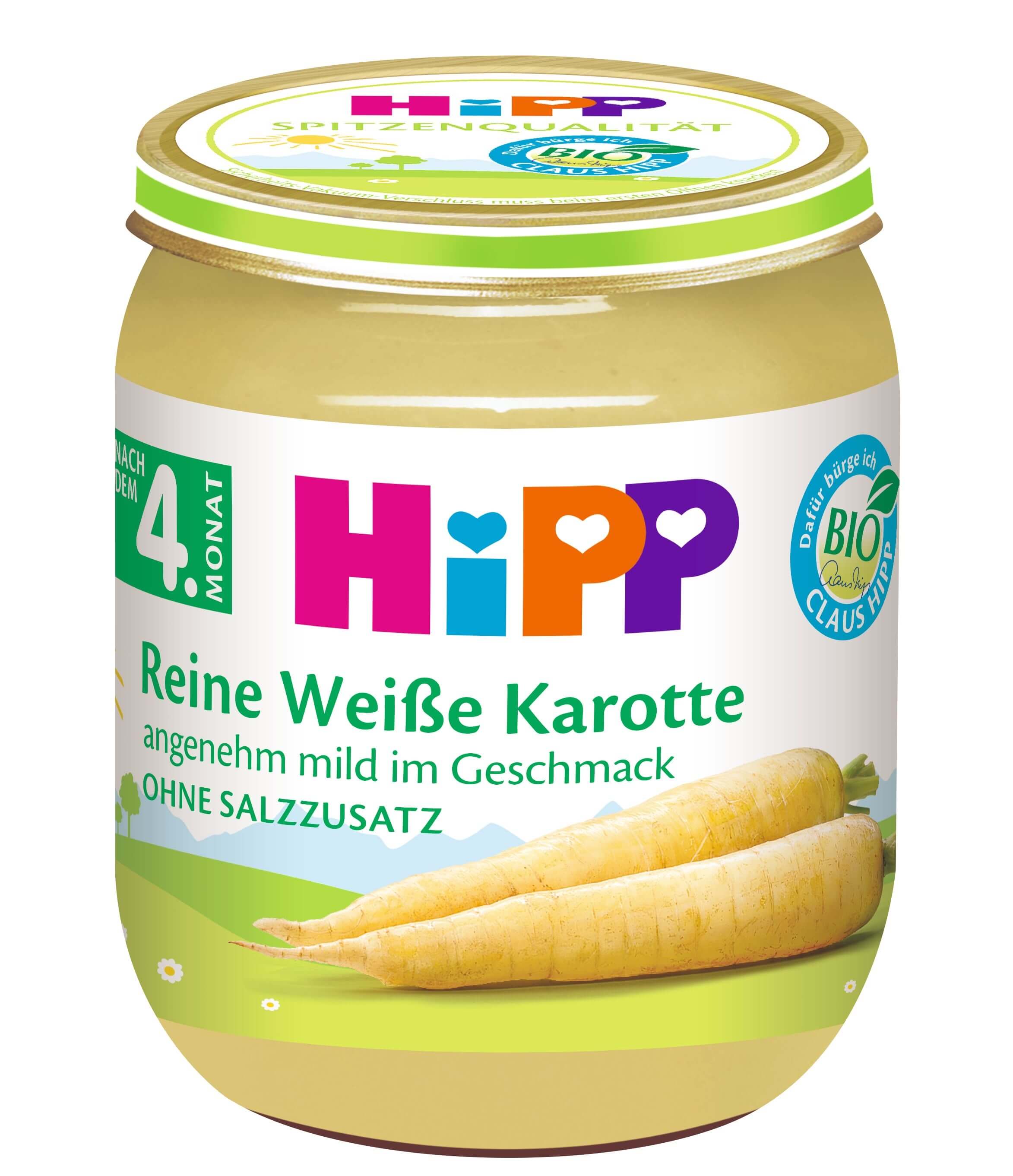 HiPP ZELENINA BIO Bílá mrkev 125g