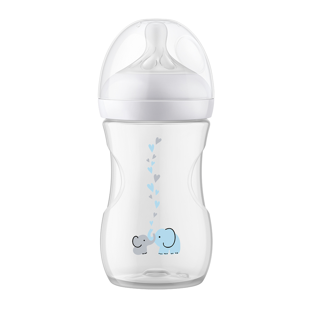 Philips Avent Natural Response Láhev s ventilem AirFree 1m+ 260 ml slon