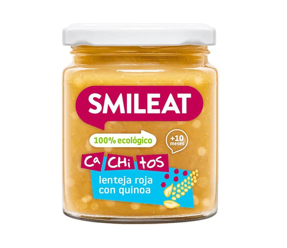 Smileat BIO příkrm quinoa s červenou čočkou a zeleninou 10M+ 230 g