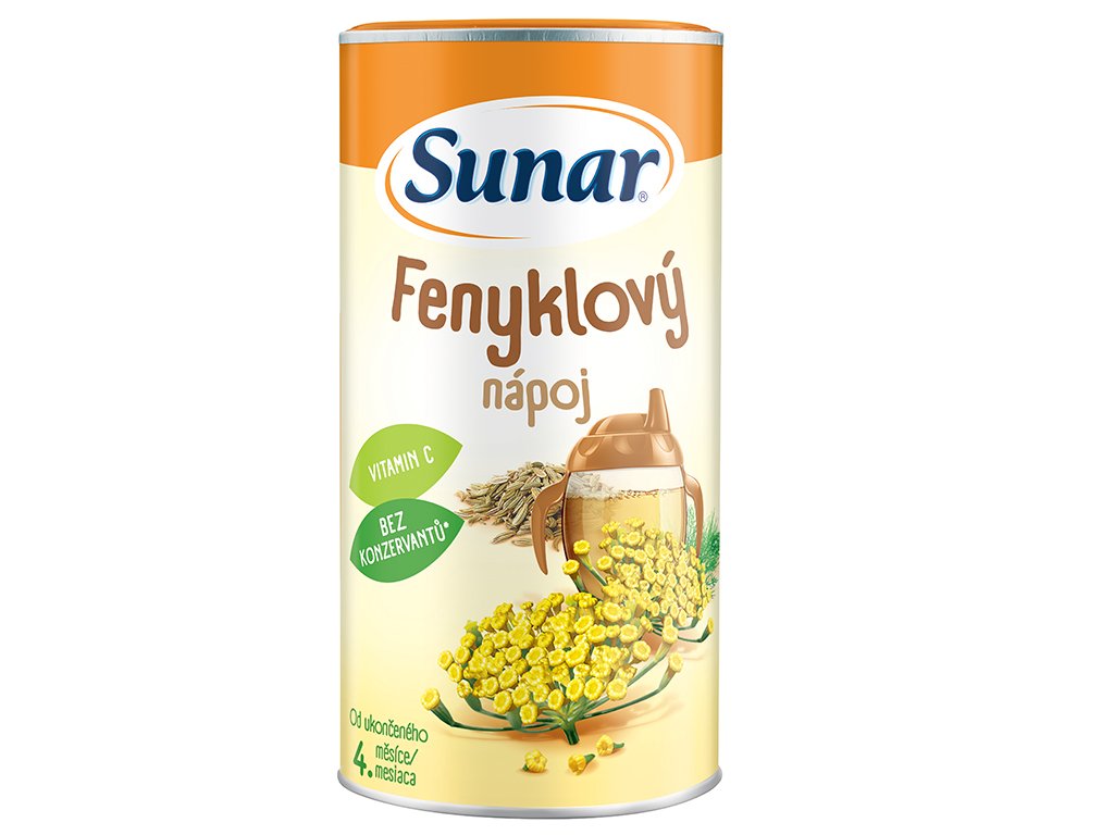 Sunar Rozpustný nápoj fenyklový 200 g