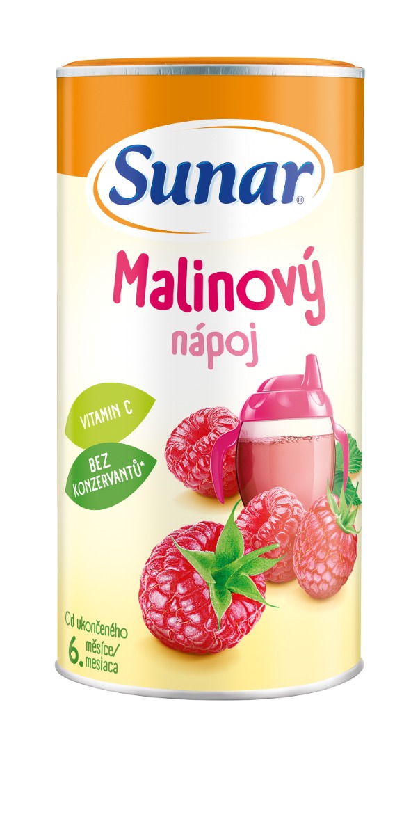 Sunar Rozpustný nápoj malinový 200 g