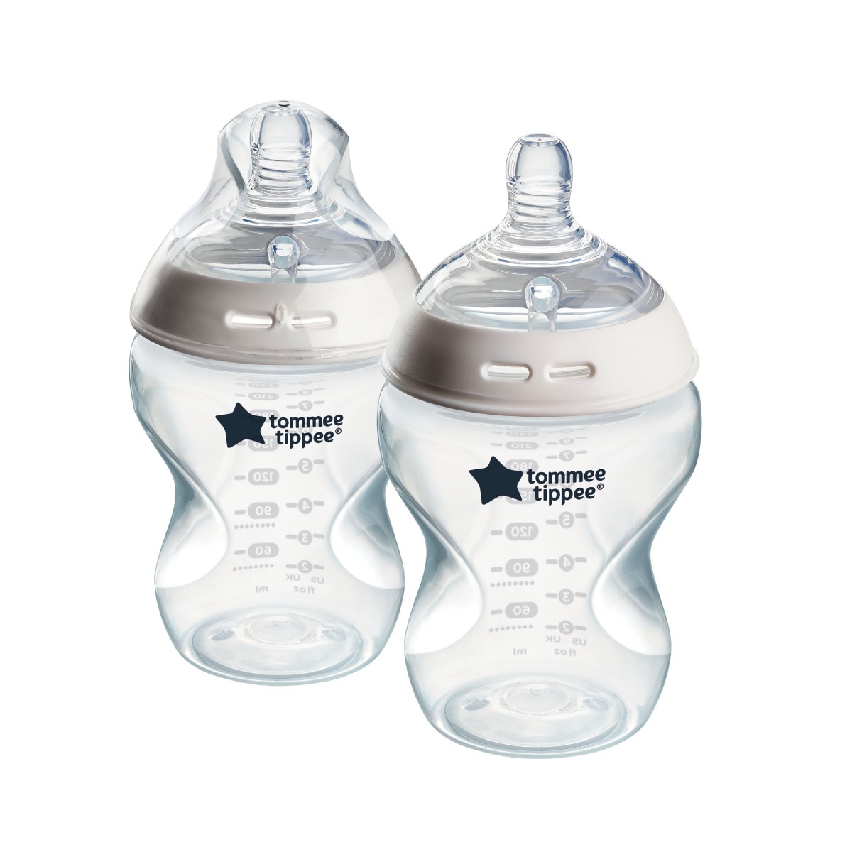 Tommee Tippee Natural Start Samosterilizační kojenecká lahev s Anti-Colic savičkou Pomalý průtok 0m+ 260 ml 2 ks