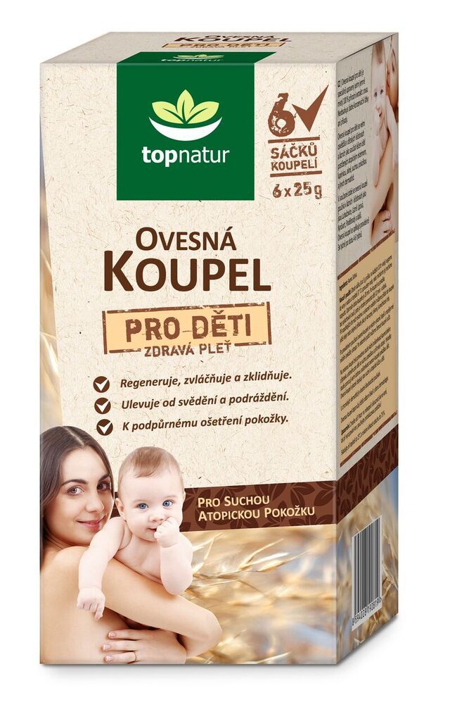 Topnatur Ovesná koupel pro děti 6x25 g