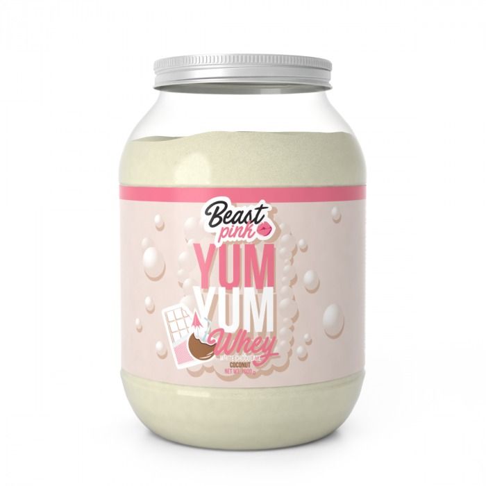 BeastPink Yum Yum Whey Protein white chocolate coconut 1000 g