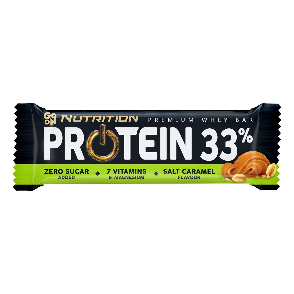 GO ON! Proteinová tyčinka 33% slaný karamel 50 g