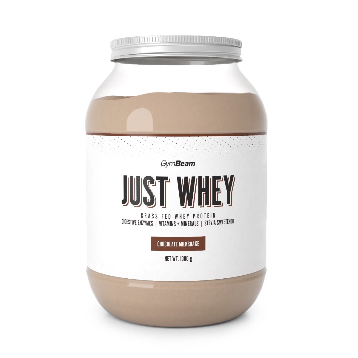 GymBeam Protein Just Whey chocolate milkshake 1000 g