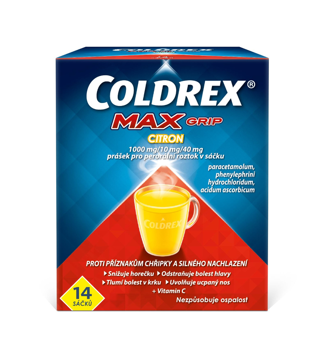 Coldrex MaxGrip Citron 14 sáčků