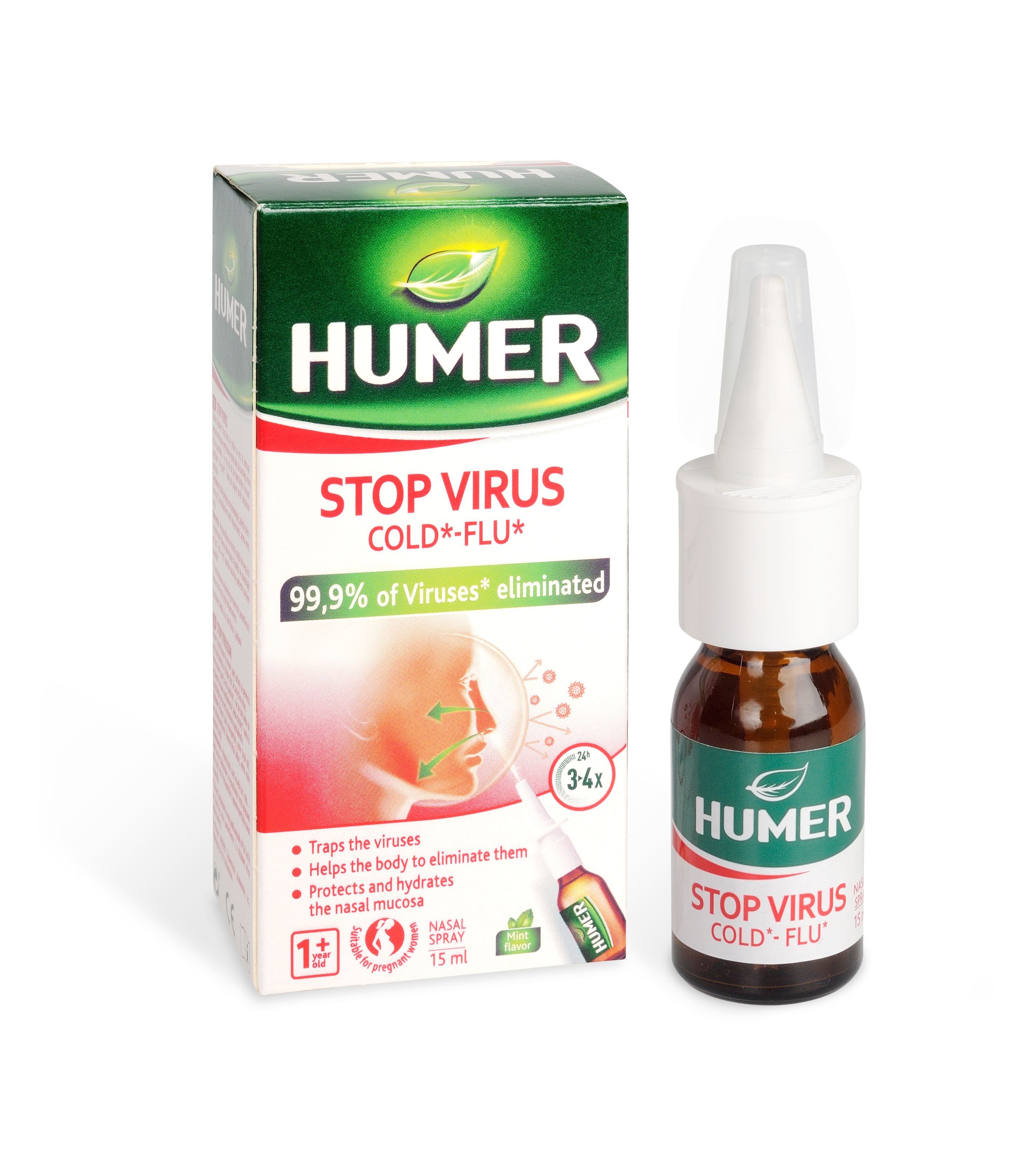 Humer STOP VIRUS nosní sprej 15 ml