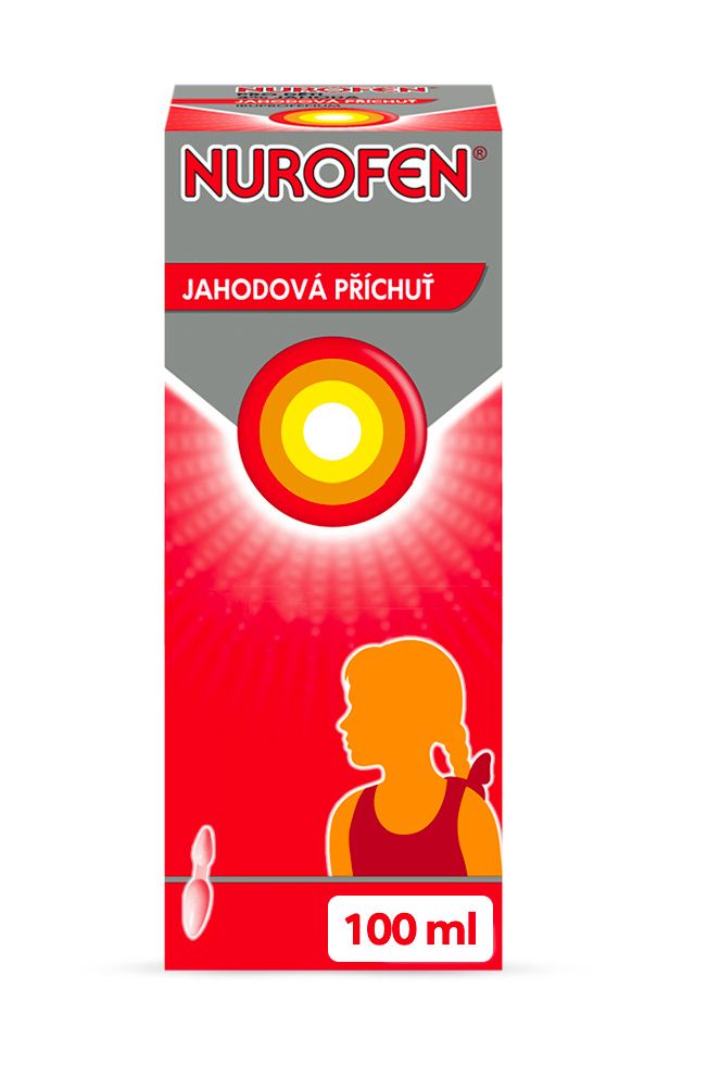 Nurofen pro děti 4 % jahoda suspenze 100 ml