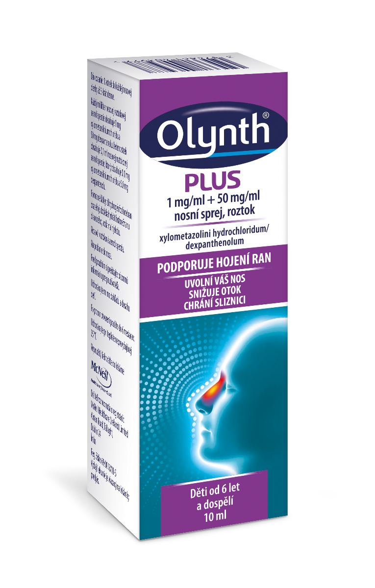 OLYNTH® PLUS 1 mg/ml + 50 mg/ml nosní sprej, roztok 10 ml